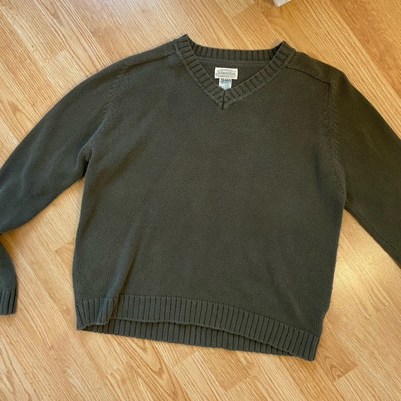 ‼️SOLD‼️Green vintage knit sweater - Picture 2 of 2